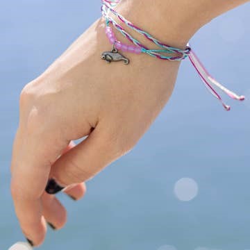 Manatee Charm Bracelet on Species Mantra Wood Ornament