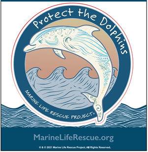 Protect the Dolphins Sticker