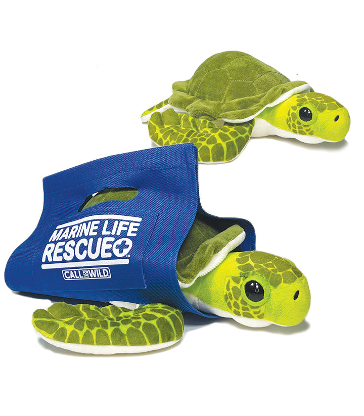 Sea Turtle Plush with Rescue Stretcher