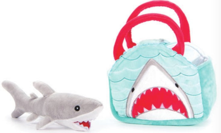 Shark Purse and Stuffed Animal Plushie Set