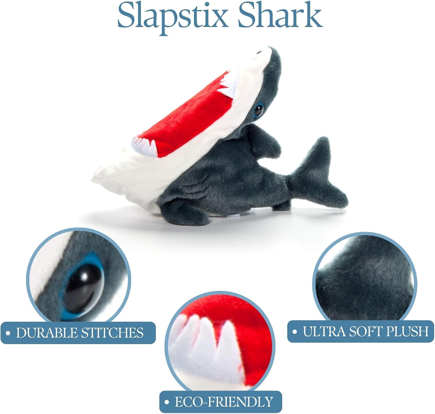 Slapstix® Shark Plushie Slap Bracelet