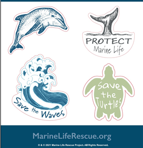 Save the Waves Mini Stickers