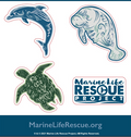 Marine Species Mini Stickers