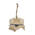 Right Whale Charm Bracelet on Species Mantra Wood Ornament